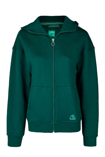 nice to meet me Damen vegan Rundschreiben Hoodie Grün